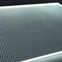Plaque diffuseur de lumière LED en acrylique LGP pour téléviseurs Samsung 43NU 43RU