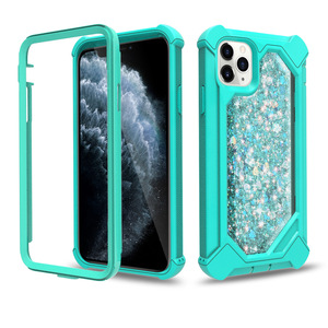 Venta caliente <span class=keywords><strong>el</strong></span> <span class=keywords><strong>brillo</strong></span> líquido de glitter de la pc <span class=keywords><strong>del</strong></span> tpu a prueba de golpes a prueba de caja <span class=keywords><strong>del</strong></span> <span class=keywords><strong>teléfono</strong></span> para iPhone 11 Pro - Product Image 3