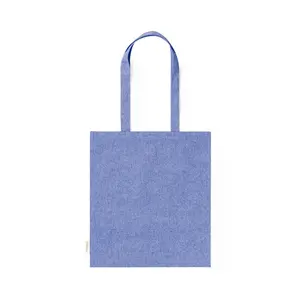 Borsa shopper in cotone riciclato 140 GR, merchandising sostenibile - Product Image 2