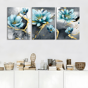 Peinture sur toile Lotus Blooms pour cadeau de décoration d'intérieur - Product Image 3
