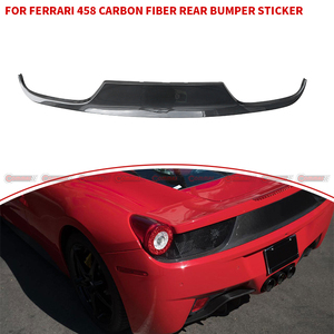 Prix d'usine, pièces automobiles de style OEM, décoration de pare-chocs arrière en fibre de carbone sèche pour Ferrari 458 - Product Image 1
