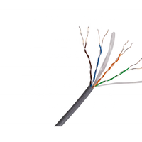 Câble Ethernet CAT6A UTP-0.57X4P à conducteurs OFC, 8 conducteurs, 305m, 250-350MHz, gaine LSZH PVC PE, prix usine, pour la communication