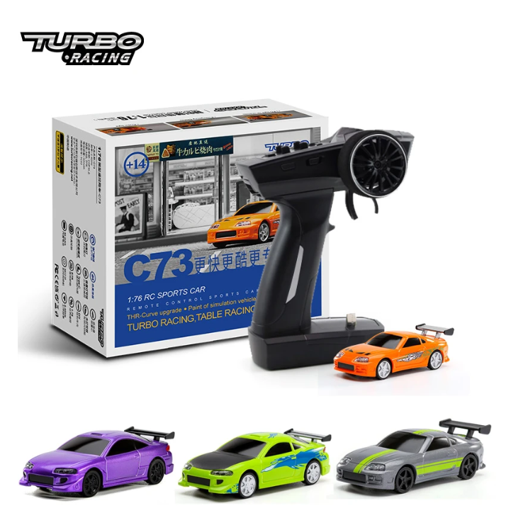 レーシング1:76 C64 C73 C72 C74ジャイロラジオ付きドリフトRC