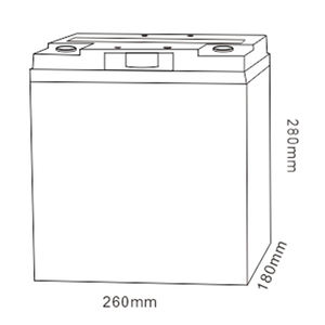 Mhb 4-Evf-150 핫 세일 150ah 전기 지게차 용 탄소 리드 모티브 배터리 8V - Product Image 2