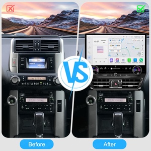 New Upgrade for Toyota Prado 2010 2013 <b>Touch</b> <b>Screen</b> Multimedia Android Car Radio Audio Auto Head Unit <b>Monitor</b> Carplay Navigation - Product Image 1