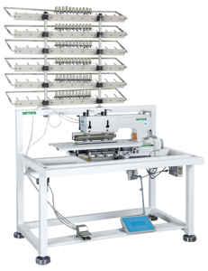 008-65048P/VSQ Nueva Máquina de Coser Industrial de 65 Agujas para Elásticos y Fruncidos - Product Image 1