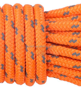 Ligne de Guy pour <span class=keywords><strong>le</strong></span> camping, très résistante, réfléchissante, 50m/100m, 100% polyester, épaisseur 4MM, nylon résistant à l'usure et aux UV, paracorde 550 - Product Image 2