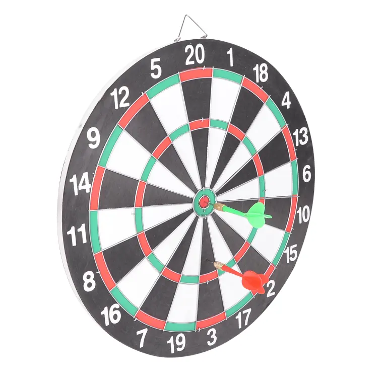 2021 Royalunion Club 14IN реверсивная доска с двумя играми, Dartboard Surround с 6 дартс и Дартс доска