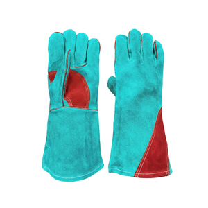 Gants de sécurité en cuir pour la soudure, la boulangerie, la fonderie et le travail du métal, résistants à la chaleur, vente en gros, OEM - Product Image 1