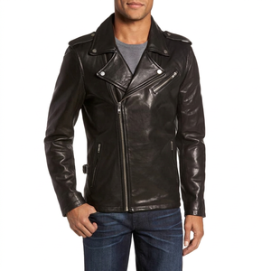 Halloween Festival Special EditionNew Men's Premium PU Leather Motorcycle Jacket Winter Tanned Lightweight High Street Jackets - Product Image 4