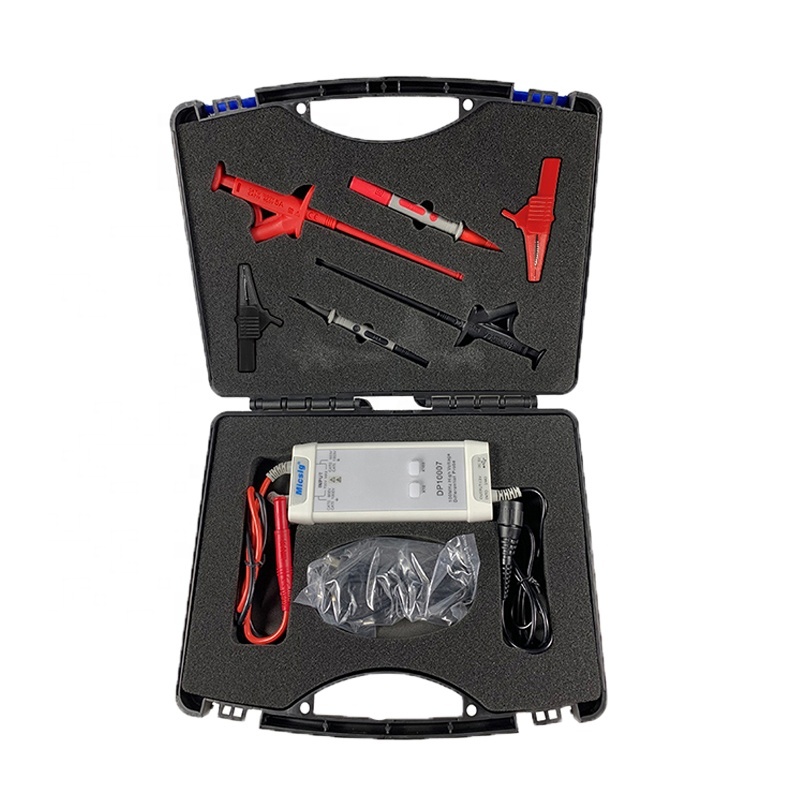 Micsig oscilloscope  100mhz  High Voltage Differential Probe DP10013 Kit Handle Digital Oscilloscope current probes