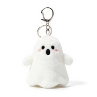 OEM ODM Personnalisé Halloween Dessin Animé Fantôme Peluche Jouet Doux Cadeau d'Halloween Vente en Gros Porte-clés en Peluche