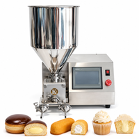 Machine de remplissage multifonctionnelle commerciale pour pâtisseries : beignets, croissants, cupcakes, choux, tartes, biscuits, muffins, injection de crème et de confiture