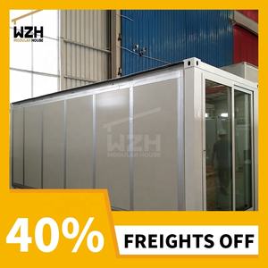 Casa Container Prefabbricata Espandibile con Struttura in Acciaio Zincato e Porta Scorrevole in Vetro per Deposito Esterno - Product Image 6