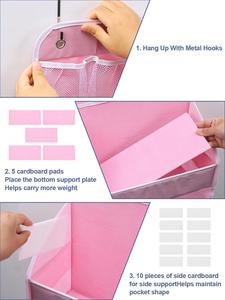 Organizador Colgante de Tela No Tejida, Ideal para Colgar y Guardar Artículos de Bebé o Objetos de Dormitorio - Product Image 6