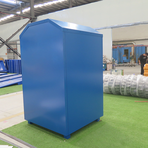 ตู้รับบริจาคเสื้อผ้าเหล็กแข็งแรง ทนทาน กันน้ำ กันสนิม ป้องกันการโจรกรรม ใช้สำหรับรับบริจาคเสื้อผ้า ธนาคารเสื้อผ้า ถังรีไซเคิลหนังสือ - Product Image 6