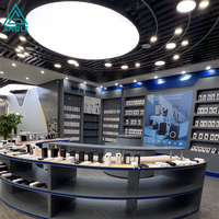 Nouvelles vitrines de présentation pour magasins de téléphonie mobile, aménagement intérieur de boutique pour accessoires de téléphonie mobile, services de conception professionnels fournis