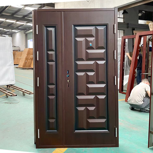 TECHTOP <span class=keywords><strong>Prix</strong></span> de gros <span class=keywords><strong>Porte</strong></span> d'entrée de sécurité classique en acier thermolaqué, <span class=keywords><strong>porte</strong></span> à ouverture asymétrique, design Kerala - Product Image 2