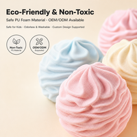 Lot de balles anti-stress compressibles directement de l'usine, jouet sensoriel souple, OEM ODM, couleur personnalisée, jouet pour soulager l'anxiété