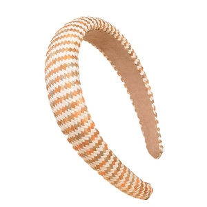 Masque de fête intégral en polyester, <span class=keywords><strong>foulard</strong></span> noué en cuir perlé et orné de bijoux de luxe de 3,5 mm, durag, bandeau anti-transpiration, bandeau de yoga de créateur pour - Product Image 1