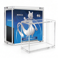 Vitrine de présentation ETB pour Boîte d'Entraînement d'Élite, en acrylique, avec couvercle magnétique, transparente, pour rangement et exposition