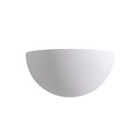 Applique murale LED blanche minimaliste semi-circulaire en plâtre pour la décoration du salon, appliques murales pour le couloir, l'escalier