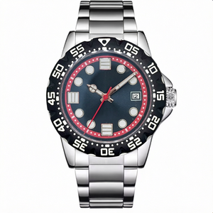 44mm <b>Automatic</b> Mechanical Watch Sapphire Crystal Water Resistant Stainless Steel Case Rubber Clasp Men <b>Wristwatch</b> - Product Image 1