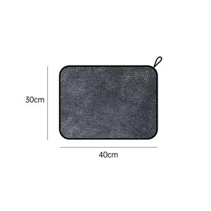 Chiffon de lavage de voiture en microfibre tricotée écologique avec logo personnalisé, séchage rapide, hypoallergénique, design en boucle torsadée, anti-enfants, pour la maison - Product Image 6