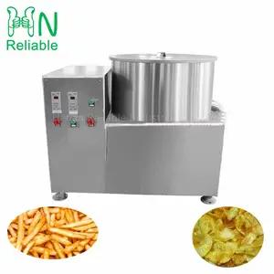 Máquina de descarga industrial comercial, usando lanche, óleo de alimentos, removedor de fritas de batatas fritas