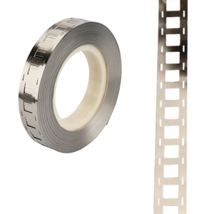 แถบเหล็กชุบนิกเกิลขนาด 0.12 มม. 0.15 มม. สำหรับเชื่อมต่อแบตเตอรี่ 18650 แบบแท็บ พร้อมระยะห่าง 18.5 มม./19 มม. สำหรับงานเชื่อม DIY EV Power Bank - Product Image 1