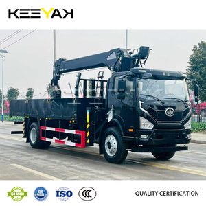 中国工厂一汽4*2车载式起重机液压伸缩式吊车吊臂货物运输吊车出售 - Product Image 2