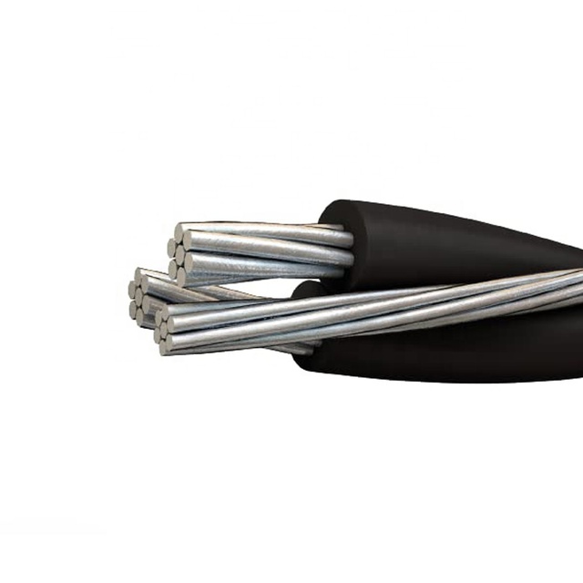 Aluminum Conductor Lv Abc Cable XLPE PE LDPE PVC Insulated Overhead Duplex Triplex Quadruplex Service Drop Cable