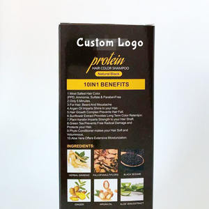 Tintura de Cabelo DIY Sem Mistura |   Fórmula Vegana | Sem Amônia | Cobertura Cinza | <span class=keywords><strong>Henna</strong></span> |   Preto | Aplicador Sem Bagunça | Versão Personalizada OEM/ODM - Product Image 6