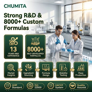 Chumita - Polvo Pre-Entrenamiento en Micropolvo, Suplemento para el Apoyo Muscular, Vasodilatación, Rendimiento, Gimnasio, Fitness, Venta al por Mayor, OEM - Product Image 5