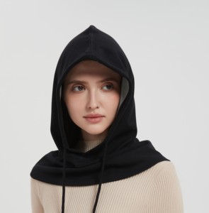 Couverture de tête de visage de tissu de fibre d'argent anti-rayonnement EMF protégeant le chapeau de capot de blocage de RF - Product Image 1