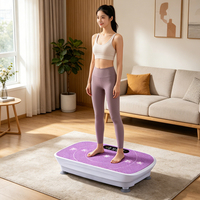 Plateforme vibrante de massage électrique ABS Crazy Fit, portable, écologique, sûre pour une utilisation à domicile, perte de poids, exercice corporel