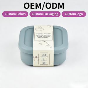 Heavy Duty Silicone Freezer <strong>Storage</strong> Containers with Lids Thick Wall for Long Term Food <strong>Storage</strong> - Product Image 1