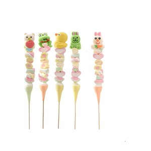 350g Cotton Candy Skewers Fruity Hawthorn Lollipop Cartoon <strong>Christmas</strong> <strong>Gift</strong> Box Holiday Party Snack For Children - Product Image 3
