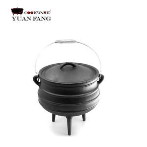 Olla <span class=keywords><strong>grande</strong></span> <span class=keywords><strong>de</strong></span> <span class=keywords><strong>hierro</strong></span> fundido para acampada, utensilio <span class=keywords><strong>de</strong></span> cocina <span class=keywords><strong>de</strong></span> alta calidad, color negro, 11/14/24/26/30/32CM - Product Image 3