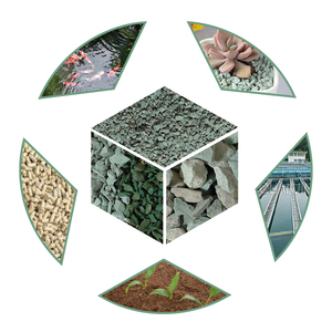 Particelle di <span class=keywords><strong>Zeolite</strong></span> Verde, Utilizzate per la Coltivazione di Piante, Acquacoltura, Assorbimento dell'Ammoniaca e Rimozione del Cloro, Materiale Filtrante in <span class=keywords><strong>Zeolite</strong></span> - Product Image 2