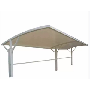 Fabricant de structures en acier anti-corrosion pour abris de voitures, structures en tissu pour parkings avec membrane PVDF sur mesure, abris de voitures imperméables - Product Image 4