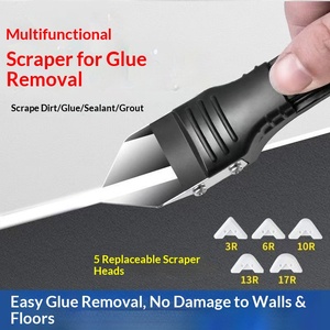Caulking Scraper Caulk Applicator Grout Smoothing <b>Tool</b> Scraper Specific Multi-Functional Caulking Remover <b>for</b> Edging Finishing - Product Image 5