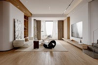 Service de conception d'intérieur 3D personnalisé avec rendu architectural pour les projets résidentiels de villas nordiques