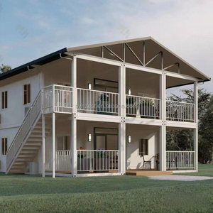 Casa Prefabricada Remota de 2 Pisos, Casa Contenedor Moderna, Casa Contenedor Desmontable Modular, Hotel de Lujo, Villa de 2-3 Dormitorios, 20-40 Pies - Product Image 3