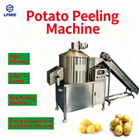 Commerciële wortelgroente schilmachine voor taro, lotuswortel, yam, zoete aardappel en aardappel; schilmachine voor aardappelhuidverwijdering