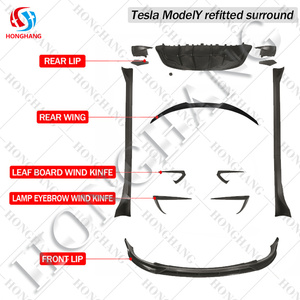 Chaoshenghang Auto Repuestos Body Protecter, nuevos kits de carrocerí<span class=keywords><strong>a</strong></span> de coche de estilo de fibra de carbono para Tesla Model <span class=keywords><strong>Y</strong></span> Body Kit Accesorios 2019- - Product Image 5