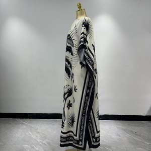 Nouvelle Robe Décontractée et Élégante Ample Style Africain Grande Taille Confortable et Respirante pour Printemps et Été – Idéale pour l'Extérieur - Product Image 3