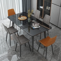 2024 table à manger de cuisine en marbre rectangulaire italienne haut de gamme moderne de haute qualité
