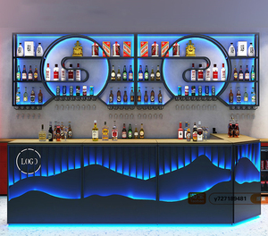 カスタマイズ可能な中国式壁取り付けワインラック新しい家庭用家具パネルスタイルの鉄のサポート - Product Image 3