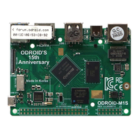 Carte mère ODROID-M1S Lite 2 Go avec processeur Rockchip RK3566, architecture ARMv8-A avec extensions Neon et Crypto, GPU Mali-G52